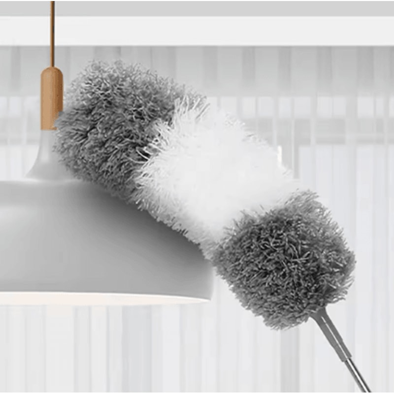 Extendable Microfiber Duster Telescopic Bendable Cleaning Brush For Ceiling Home Dusting 0
