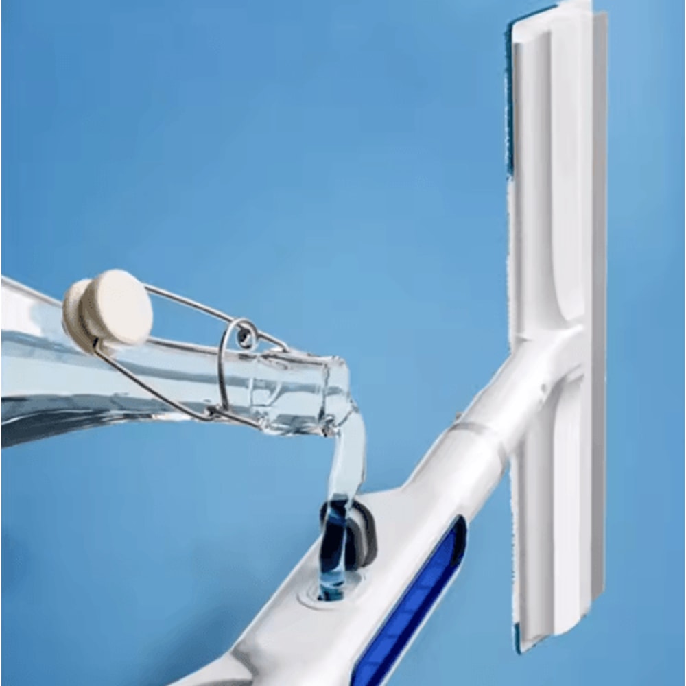 3in1 DoubleSided Spray Window Cleaner Expandable Glass Wiper With Replacement Cloths 3