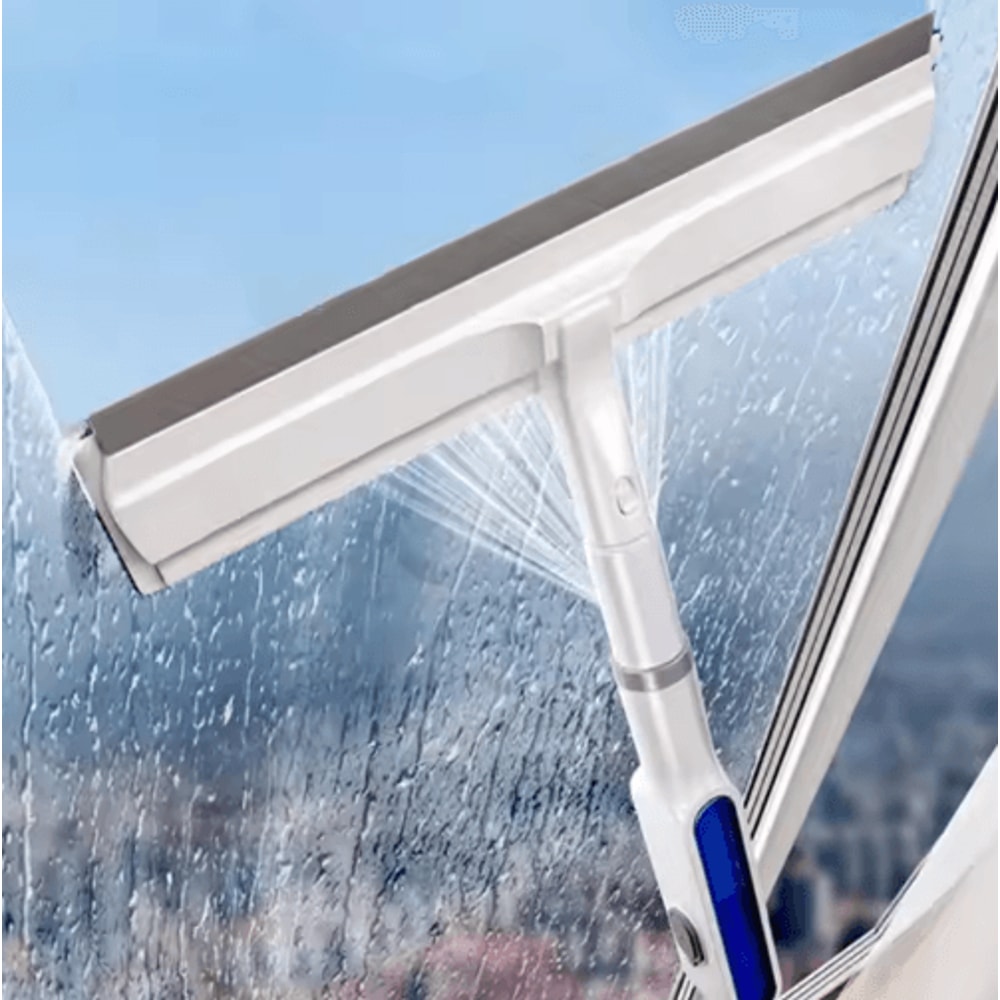3in1 DoubleSided Spray Window Cleaner Expandable Glass Wiper With Replacement Cloths 4