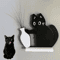 Black Cat Refrigerator Magnet Vase Decor Whisker Collection Memorial Box For Home Office 5