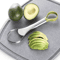 2in1 Stainless Steel Avocado Slicer Multi Function Fruit Cutter And Peeler Tool 4