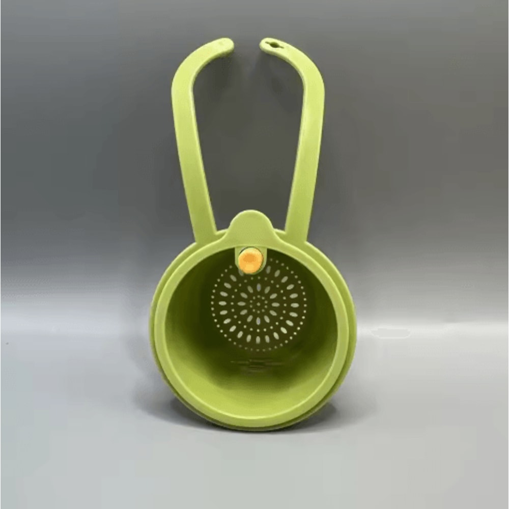 PressType Drain Basket Multi Functional Sink Strainer Organizer For Kitchen And Bathroom 2