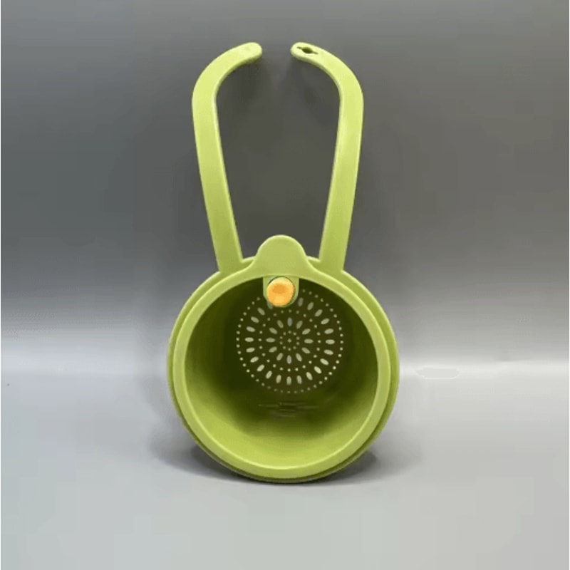 PressType Drain Basket Multi Functional Sink Strainer Organizer For Kitchen And Bathroom 2