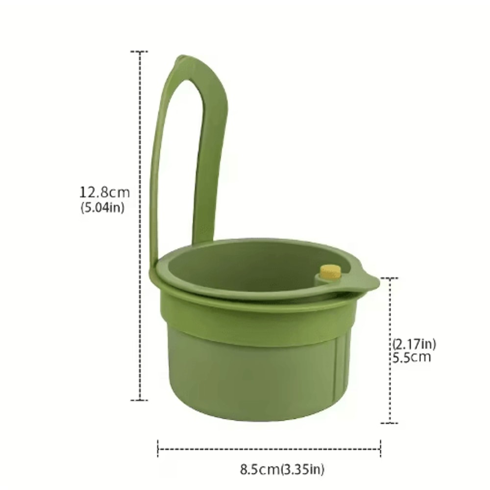 PressType Drain Basket Multi Functional Sink Strainer Organizer For Kitchen And Bathroom 4