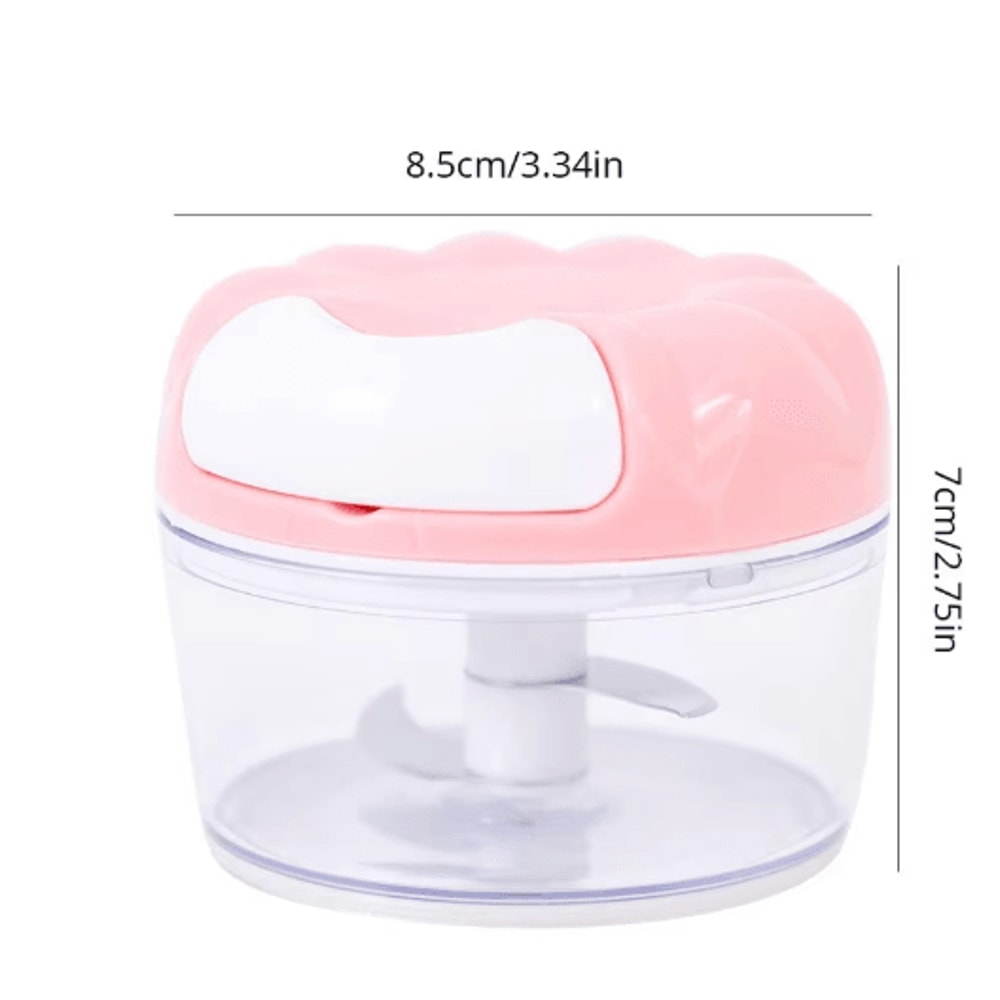 Hand Pull Manual Garlic Chopper Mini Food Processor 3