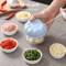 Hand Pull Manual Garlic Chopper Mini Food Processor 0