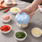 Hand Pull Manual Garlic Chopper Mini Food Processor 0