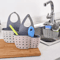 Adjustable Kitchen Sink Organizer With Hanging Drain Basket 0