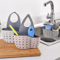 Adjustable Kitchen Sink Organizer With Hanging Drain Basket 0