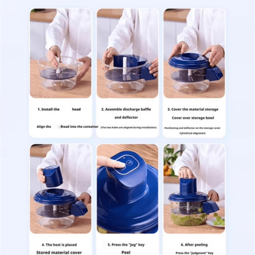 Automatic Electric Grape Peeler For Quick And Hands Free Fruit Prep 2