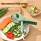 HooFun Stainless Steel Vegetable Slicer And Multi Functional Salad Cutter 6
