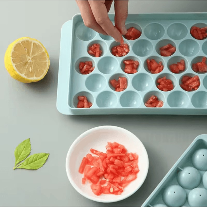 33 Grid Ice Ball Mold And Whiskey Ice Cube Tray For DIY Frozen Treats 5