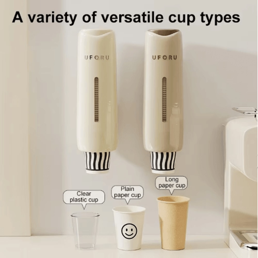 PerforationFree Wall Mounted Cup Dispenser For Water Dispensers 6