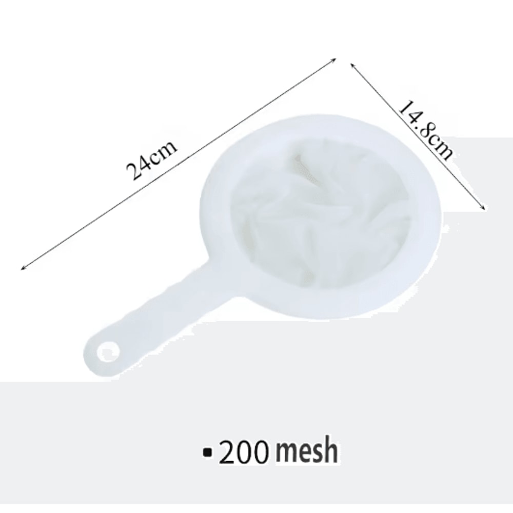 Ultra Fine Nylon Mesh Strainer Spoon For Soy Milk Juice Coffee And Tea 3