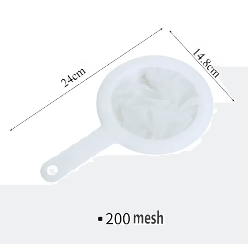 Ultra Fine Nylon Mesh Strainer Spoon For Soy Milk Juice Coffee And Tea 3