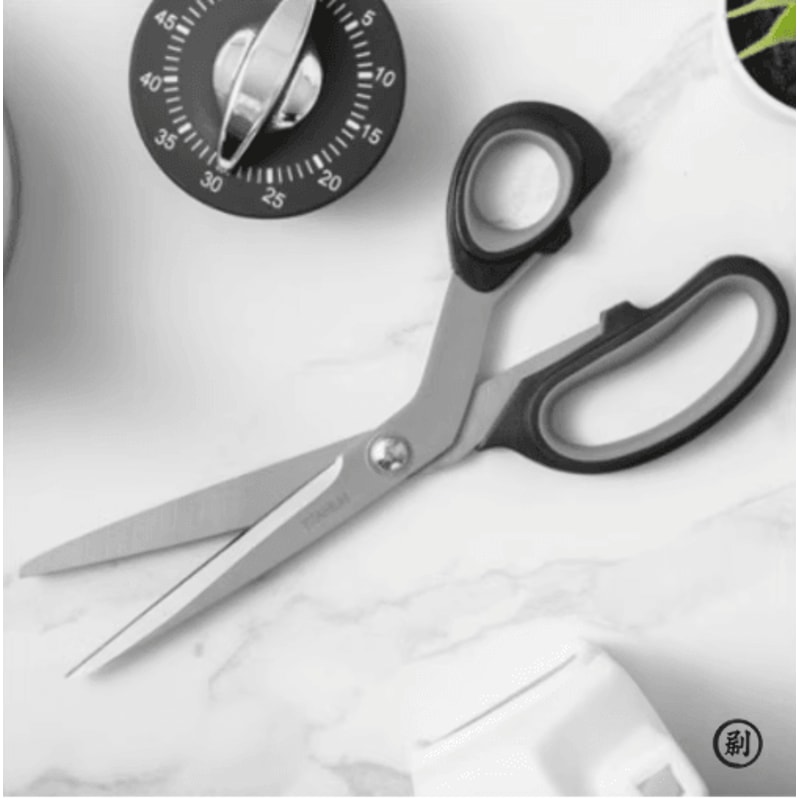 Stainless Steel Barbecue And Steak Kitchen Scissors 5