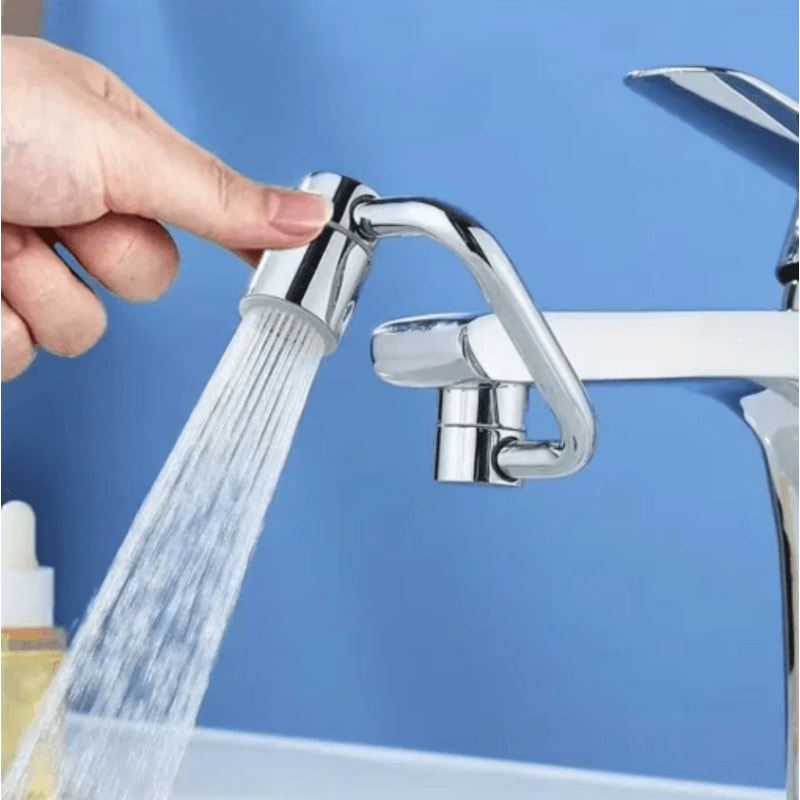 1080 Degree Rotating Kitchen Faucet Extender With Dual Mode Spray 0