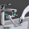 Stainless Steel Robotic Arm Faucet Aerator With 1080 Degree Swivel 3