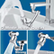 Stainless Steel Robotic Arm Faucet Aerator With 1080 Degree Swivel 5