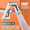 Stainless Steel 1440 Degree Swivel Robotic Arm Faucet Extender 7