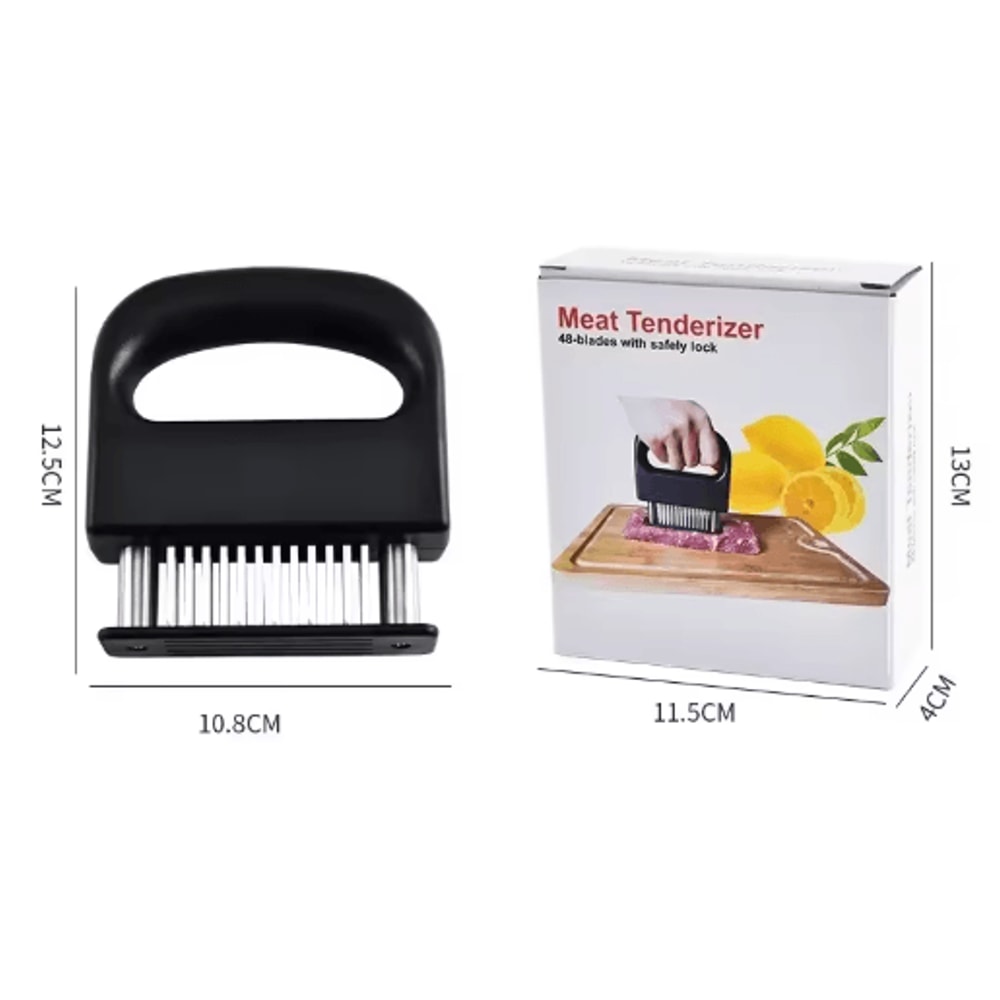 48 Needle Meat Tenderizer Tool For Juicy Flavorful Steaks 1