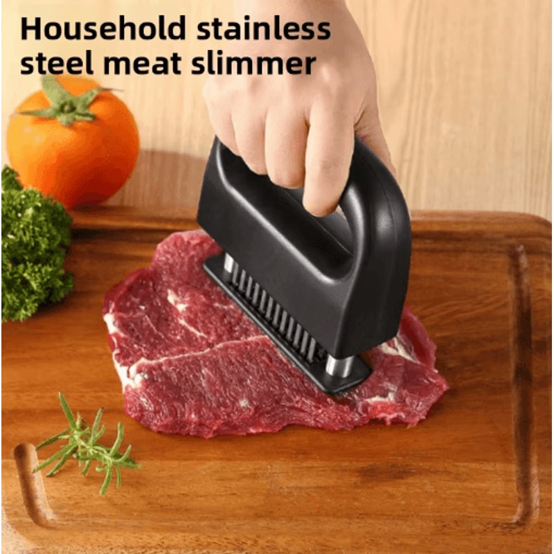 48 Needle Meat Tenderizer Tool For Juicy Flavorful Steaks 0