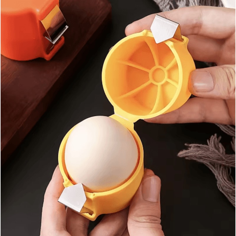 3Piece Stainless Steel Egg Yolk Separator And Eggshell Splitter Set 9