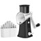 LMETJMA 5in1 Rotary Cheese Grater And Vegetable Slicer 1