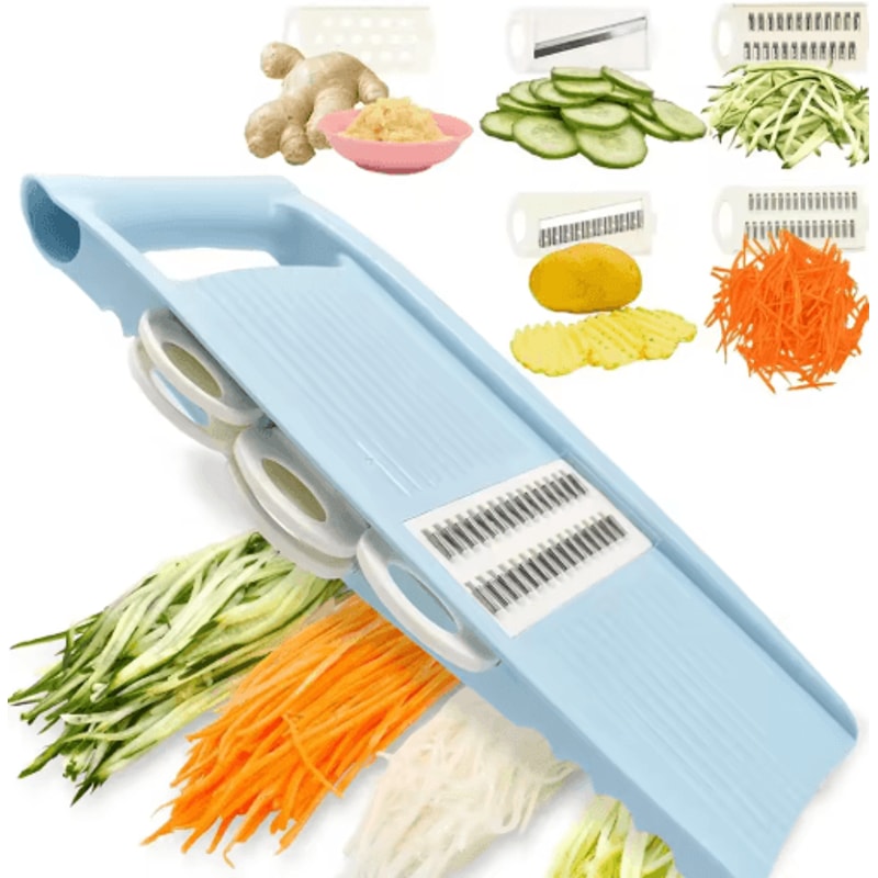 ProSlice 5in1 Mandoline Slicer And Potato Cutter 1