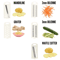 ProSlice 5in1 Mandoline Slicer And Potato Cutter 4