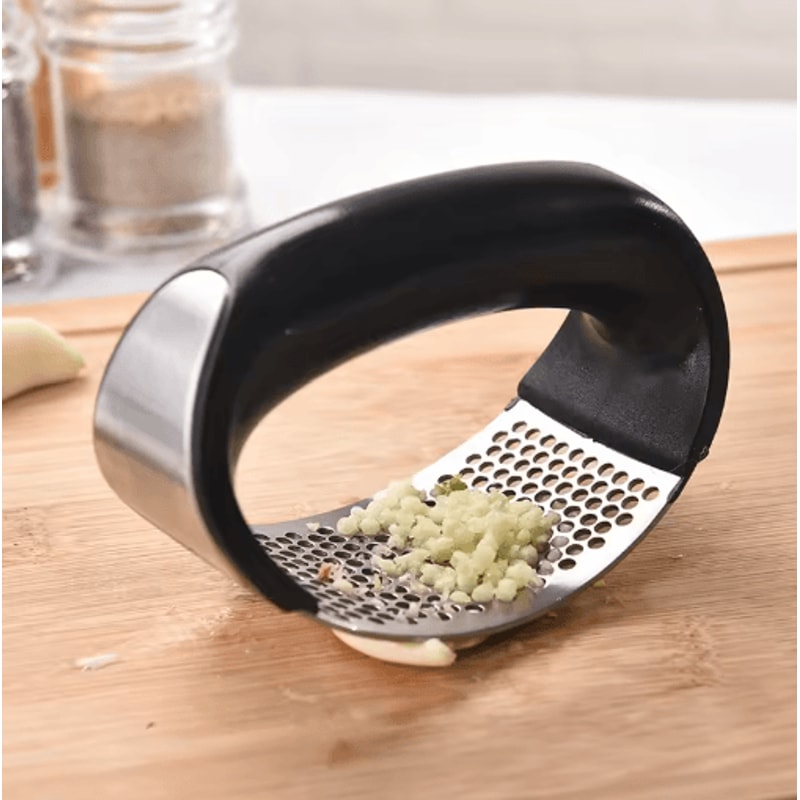 CrushEase Stainless Steel Garlic Press And Mincer 1