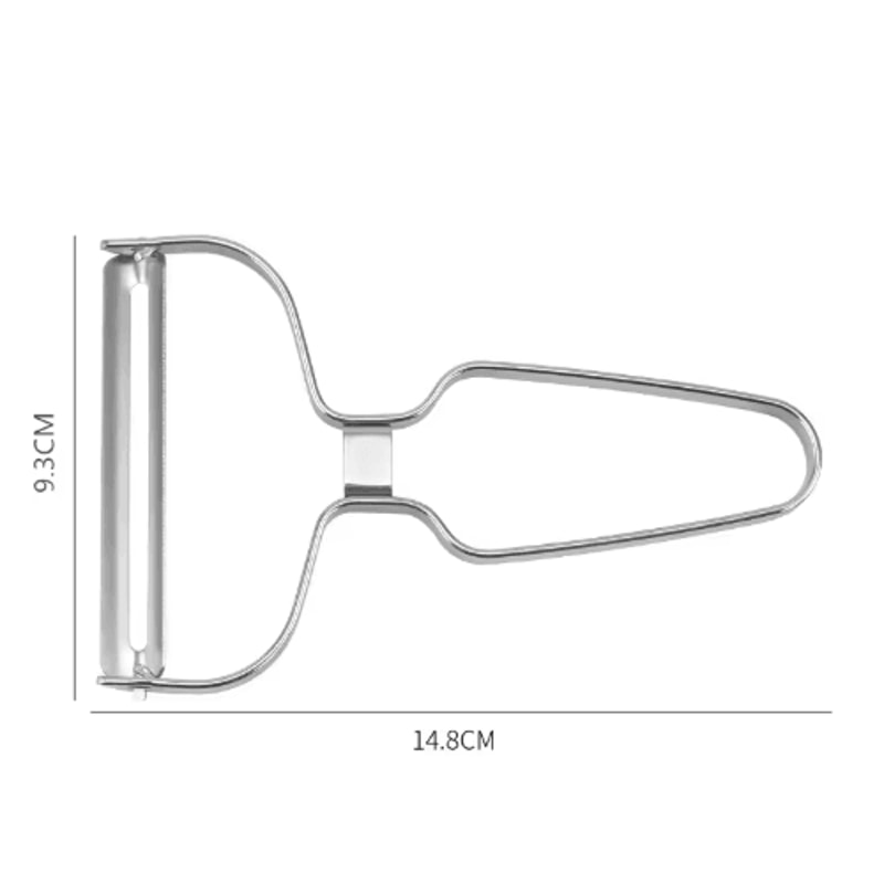 WideEdge Stainless Steel Vegetable Peeler And Cabbage Shredder 5