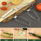 WideEdge Stainless Steel Vegetable Peeler And Cabbage Shredder 8