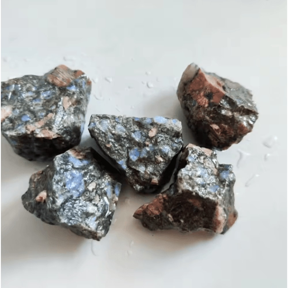 Natural Glaucophane Blue Reiki Meditation Stone Raw Mineral Specimen 1