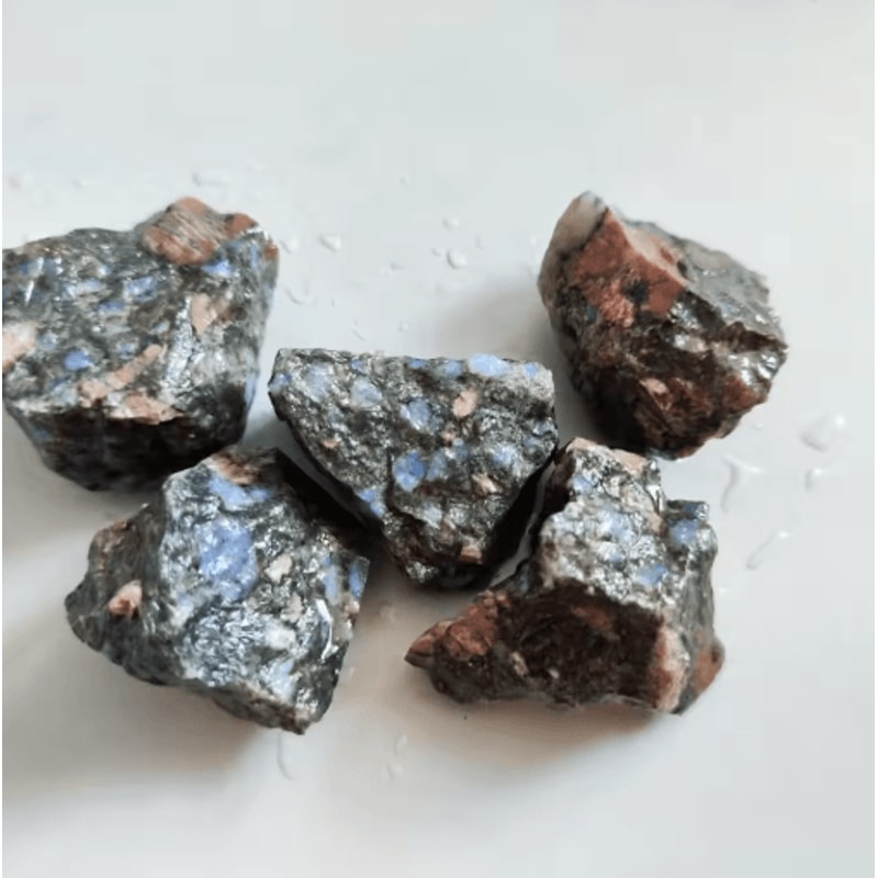 Natural Glaucophane Blue Reiki Meditation Stone Raw Mineral Specimen 1