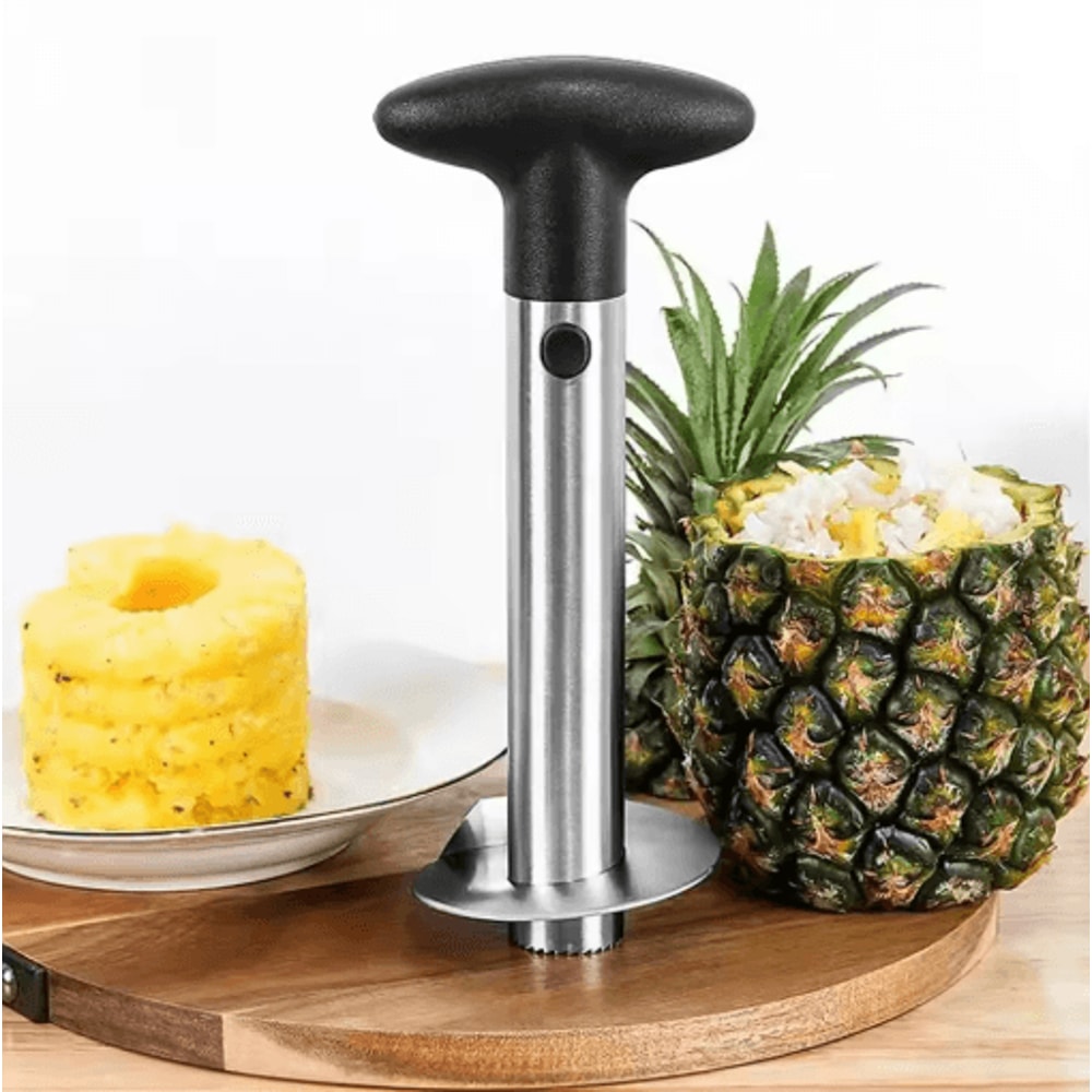 TropiCore Stainless Steel Pineapple Peeler And Corer Slicer 1