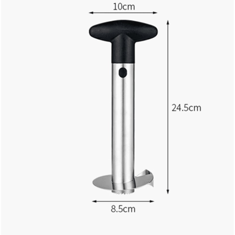TropiCore Stainless Steel Pineapple Peeler And Corer Slicer 2