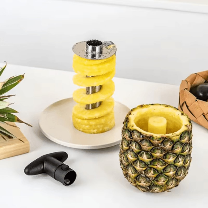 TropiCore Stainless Steel Pineapple Peeler And Corer Slicer 3