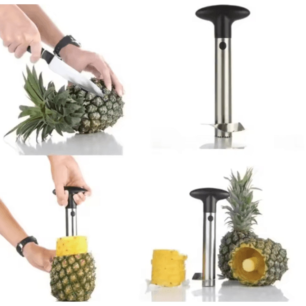 TropiCore Stainless Steel Pineapple Peeler And Corer Slicer 5