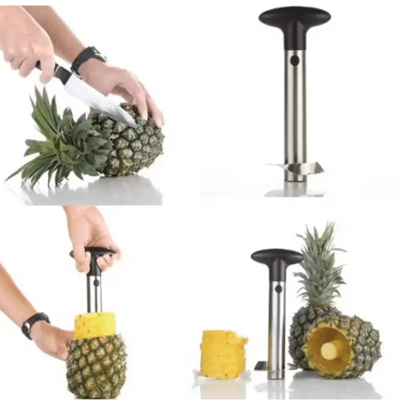 TropiCore Stainless Steel Pineapple Peeler And Corer Slicer 5