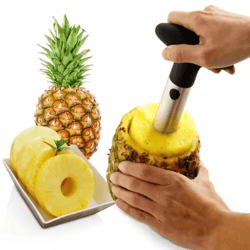 tropicore stainless steel pineapple peeler and corer slicer