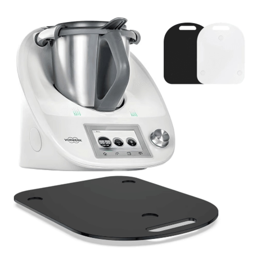 GlideBase Wooden Thermomix Sliding Tray For TM5 And TM6 0