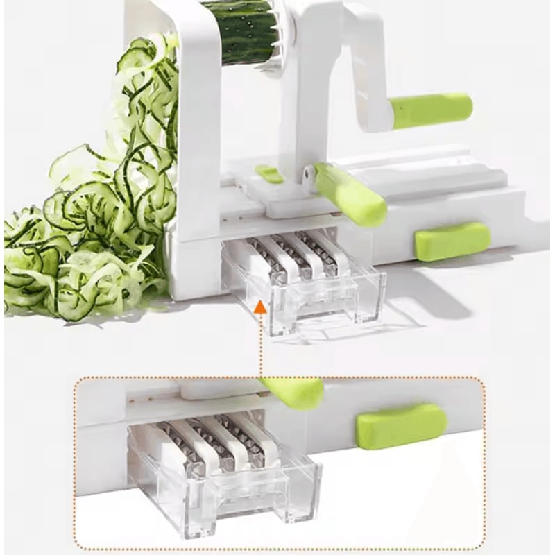 TwistPro 5Blade Vegetable Spiralizer And Zucchini Noodle Maker 4