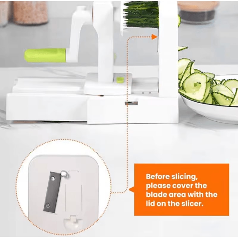 TwistPro 5Blade Vegetable Spiralizer And Zucchini Noodle Maker 6