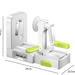 twistpro 5-blade vegetable spiralizer and zucchini noodle maker