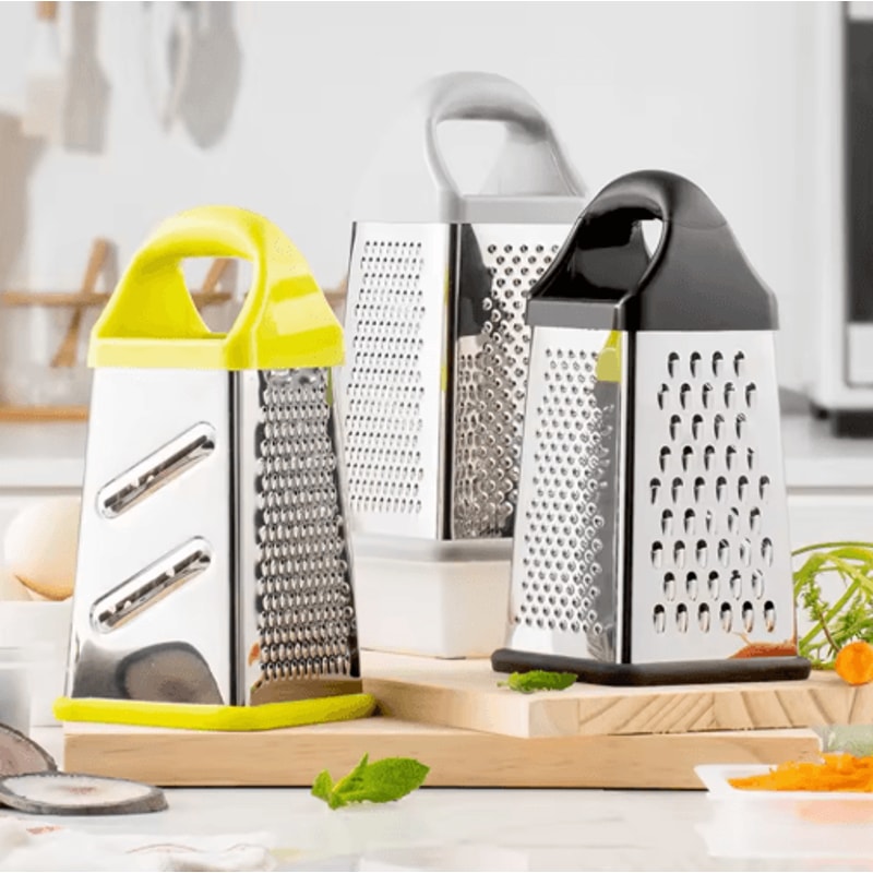 GrateMaster 4Side Stainless Steel Vegetable Grater And Chopper 0