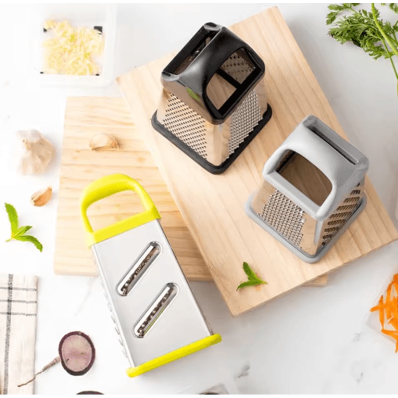 GrateMaster 4Side Stainless Steel Vegetable Grater And Chopper 7