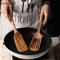 ZenCook 2Piece Japanese Wooden Cooking Spatula Set 3