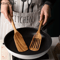 ZenCook 2Piece Japanese Wooden Cooking Spatula Set 3