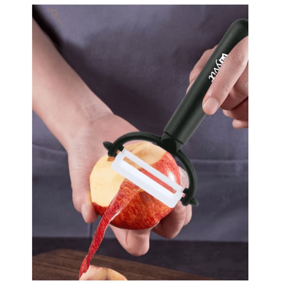 PureEdge Ceramic Vegetable Peeler And Zirconia Paring Knife 2